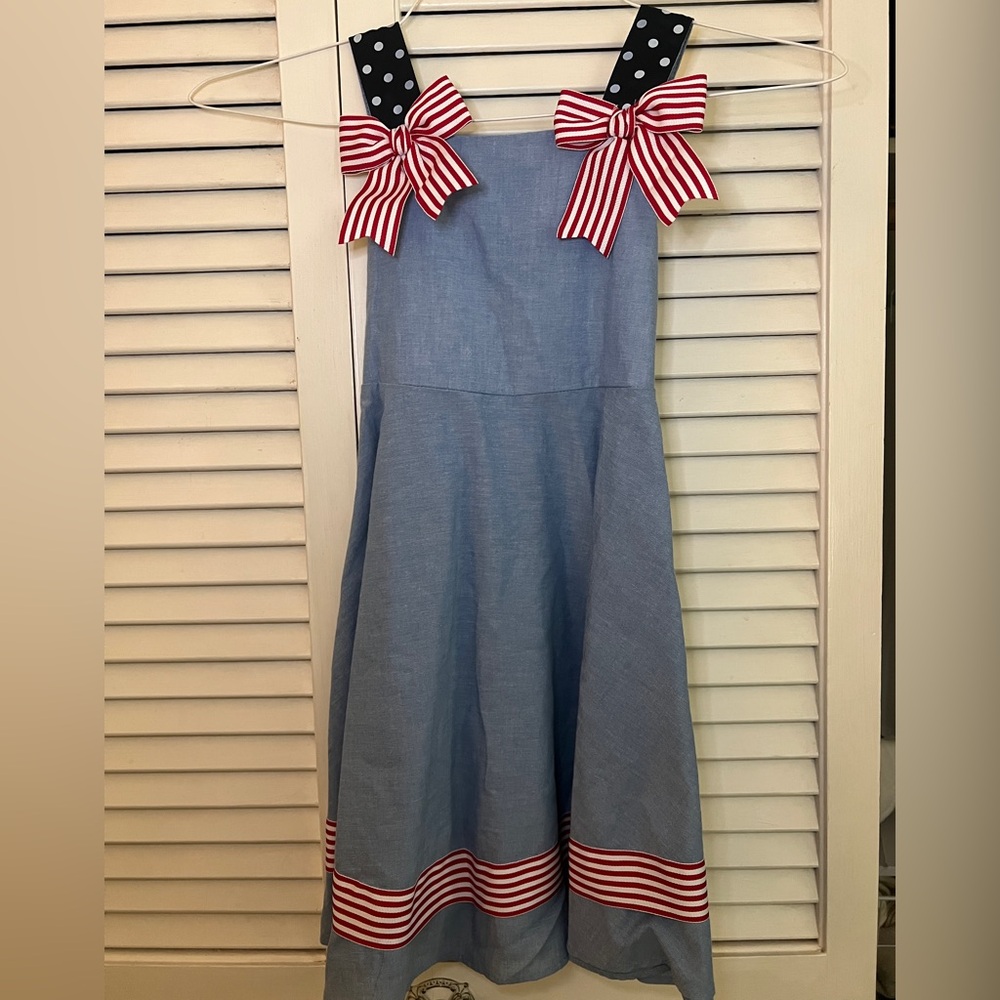 Jessica Ann red, white, & blue dress in size 5
